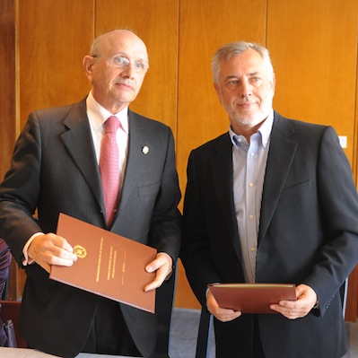 Máximo González Jurado y Víctor Aznar